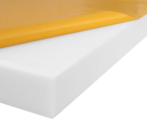Quiet Please Schallabsorber Basotect® 100x50x2cm weiß selbstklebend Schallschutz Schalldämmung Akustikschaumstoff für Wand und Decke