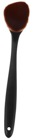 OUNONA Spazzola Per Abbronzatura Manico Lungo Testina Extra-large Per Corpo e Viso Setole Morbide Per Applicazione Delicata Per Schiena e Aree Difficili Da Raggiungere Leggera e Portatile