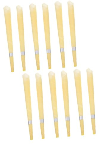 TOYZFRIENDY 12 Stück Aromatherapie Stäbchen Ohrenschmalzentferner Langlebiges Haushaltswachs Komfortabler Aromatherapie Stab mit Sicherheitsmarkierung für Entspannende Ohrpflege