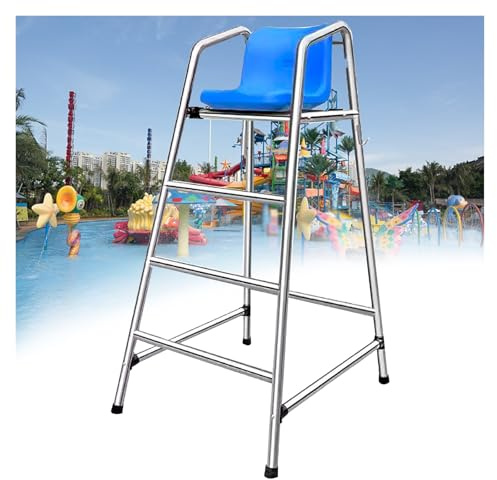 Sillas de Salvavidas, sillas Altas para Parques acuáticos y Playas, Escalera de Rescate elevada Desmontable, Taburete de observación de 1,2 a 1,8 m de Altura para árbitros comerciales y muel