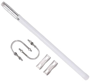 Plyisty Dual Band Base Station Antenn 144 / 430MHz VHF UHF, Rundstrålande Antenn med PL-259 Kontakt, Vattentät Utomhus Skinka Radiorepeater