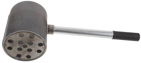 SEWACC Accendifuoco per Carbone in Acciaio Resistente con Manico Secchio Portatile per Barbecue da Esterno Accenditore Rapido per Carbone per Campeggio e Giardino
