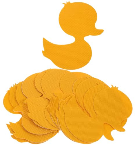 HOOTNEE Adesivi Antiscivolo per Doccia e Vasca da Bagno, Set da 12 Pezzi Paperelle Gialle, Impermeabili ad Alta Adesività, per Sicurezza in Bagno, Piscina e Scale