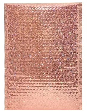 100 st små företagsvaror holografiska fraktväskor flerfärgad laser packpåse bubbla kuvertförpackning postkontor för smycken och smink (färg: 4, 15 x 20 cm)