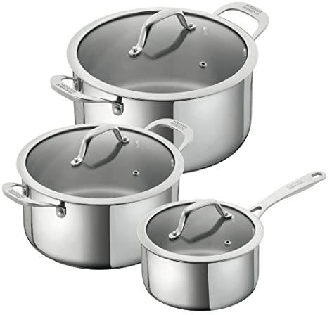 KUHN RIKON Allround Set- casserole 1,5 Liter, faitouts 3,1 Liter/5,4 Liter