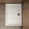 AICA ITALY Piatto Doccia Rettangolare Ultraslim 3cm Rinforzato 120x90cm con Sifone Pilettone e Tubo Flessibile