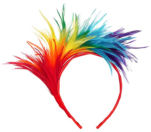 baotongle 20er Jahre Stirnband Feder Haarreif Haarband 1920s Fascinator Feather Headband Kopfbedeckung für Karneval Vinatge Party Cosplay Halloween (3 colors)