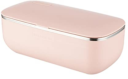 Lonchera antifugas, lonchera autocalentable, lonchera eléctrica portátil para autos, camiones, familias, lonchera eléctrica para adultos, limpieza de todo el cuerpo (rosa, M (paquete ))