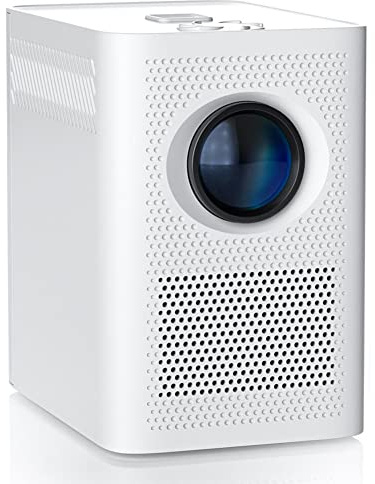 SAHROO Proiettore LED Portatile Proiettore Portatile Smart TV WIFI Proiettore Domestico Proiettore LED Videoproiettore Spina Europea