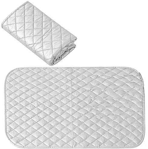 JoboJi Telo Stiro da Tavolo Isolante Termico 80x140cm 70x100cm 60x120cm Ricambio Copri ASSE da Stiro, Copriasse da Stiro, Foderina da Stiro, per Stiratura Facile(80x140cm/31.5x55in)