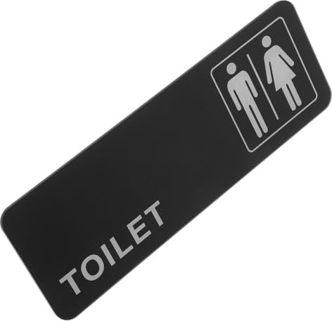 WATIIFUFU Toilettenschilder Männer Und Frauen Badezimmertürschilder Lustige Toilettenschilder-dekoration Für Zuhause Und Unternehmen Toilettenleitzeichen Aus Robustem Kunststoff Selbstkleben