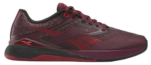 Reebok Dam Nano X5 sneakers, svart körsbär/svart/retro röd, 42,5 EU, Svart körsbär svart retro röd, 42.5 EU