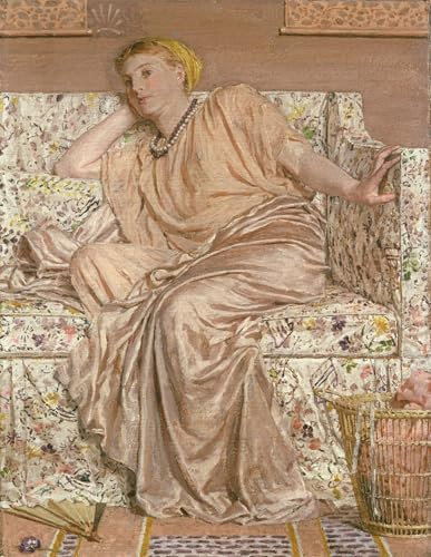 XcBAIHOUD Bekannt Bilder Canvas Wand Kunstdrucken Stiefmütterchen von Albert Moore Natur Leinwand Kunst Wanddekoration für Zimmer 60x90cm