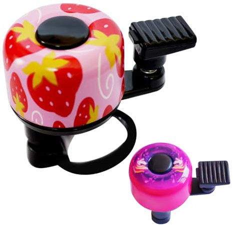 Homefantasy 2 Stück Fahrradklingel Kinder, Klingel Fahrrad Kinder, Kinder Fahrradklingel, Klingel Kinderfahrrad Jungen, Klingel Kinderfahrrad Für Fahrrad, Kinderfahrrad, Mountainbike Fahrrad Zubehör