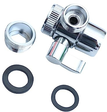 Uonlytech Faucet Diverter Adapter Metal Hose Pipe Tap Connector for Washing Machine Garden Hose Quick Mounting Leakproof