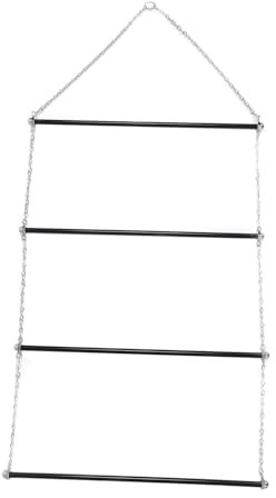 Fabater Deckenregal, 4 Schicht Hängende Satteldecke Rack, Pferdedecke Halter, Horse Sattelpolster Handtücher Aufbewahrungsorganisator für Pferdshows