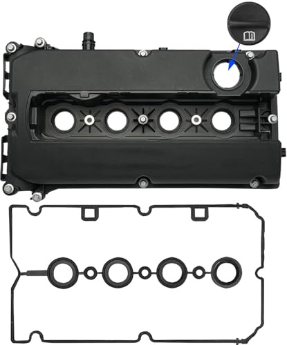 ENNJING Engine Valve Cover Kit with Gaskets & Cap Compatible with Vauxhall Opel Astra H J Insignia A Zafira B C Signum Corsa MK III 1.6 1.8 55564395,5607258,55558673,5607187