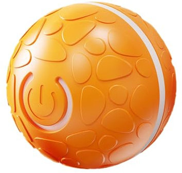 DONGKER Palla Interattiva per Cani, Giocattolo Pallina per Cani Saltare Automatica con Luce LED e Sveglia Intelligente, Giochi per Cane Ricaricabile Tramite USB per Cane di Piccola e Media Taglia