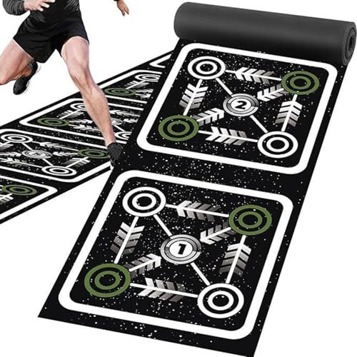 Hogvinnatil Agility Ladder | Agility Workout Trainingsleiter - Fitness Übungsgerät für Fußarbeit Training Erwachsene Jugendliche Kinder Anfänger
