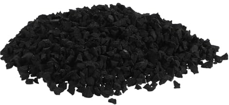 Artibetter Pellet di Riempimento in Gomma per Erba Sintetica 1 kg Granuli di Gomma per Campi Sportivi e Campi da Calcio Riempitivo Drenante e Resistente per Prato Artificiale e Superfici