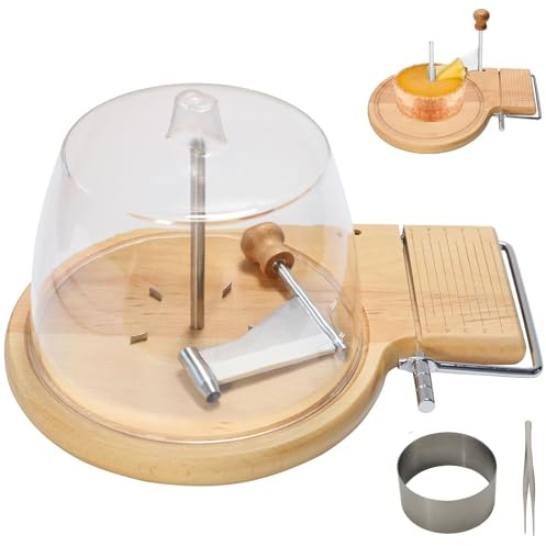 Rizador y cortador de queso, cortador ajustable para Tete de Moine, Girolle, queso duro y suave, chocolate, espirales decorativas, máquina de servir gourmet