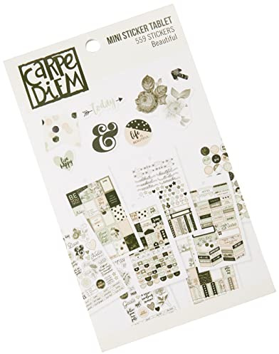 Simple Stories Beautiful Mini Sticker Tablet, Multi-Colour