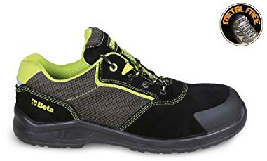 Beta Scarpe Antinfortunistiche Flessibili e Leggere da Lavoro in Pelle Scamosciata con Inserti in Mesh, ad Alta Traspirazione e Rinforzo Antiabrasione sul Puntale, Unisex, Taglia 41 EU