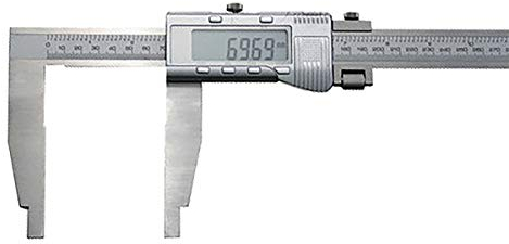 RS PRO Digitaler Messschieber Zöllig, metrisch 1000mm, 40Zoll / ±0,02 mm