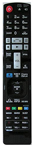 Télécommande de rechange pour lecteur DVD LG BLU RAY AKB73596109