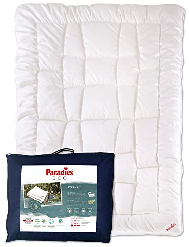 PARADIES Winterdecke 135x200 cm - Avera Bio Winter-Bettdecke Lyocell, Öko-Tex 100 Klasse 1, Steppdecke