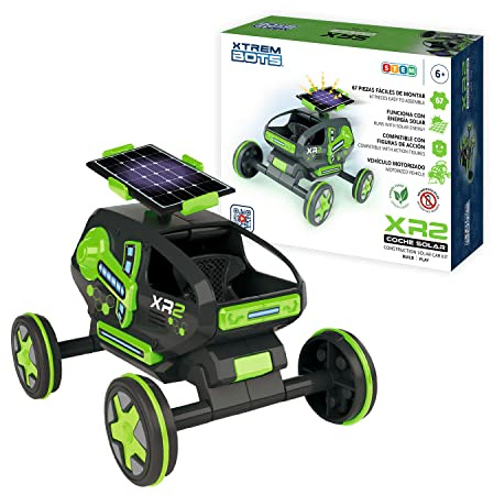 Xtrem Bots Solarauto, Spielzeugautos mit Solar-Set, Robotik-Set, Auto, Solarspielzeug, Robotik-Set, pädagogische Robotik