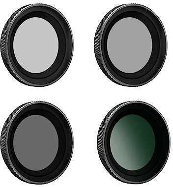 Rszfnjxry Lens CPL/ND Filter for Insta360 GO3/GO2(4 PCS),CPL/ND8/ND16/ND32 Waterproof Double Sided Coating Filter Accessories Sets Compatible with Insta360 GO3 /GO2 Camera