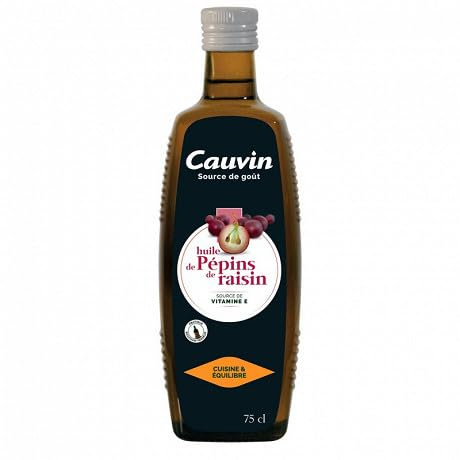 CAUVIN - Huile De Pépins De Raisin 75Cl - Trois Articles