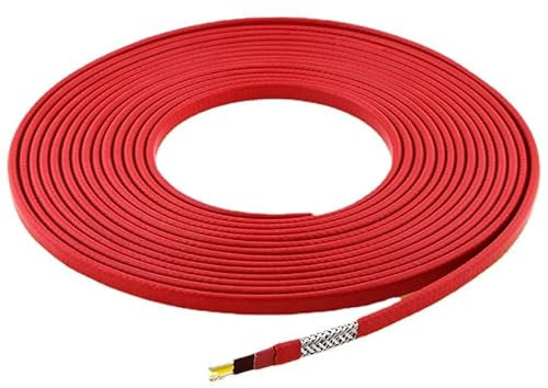 Water Pipe Antifreeze Kit - Electric Heating Cable Self Adjustment Freeze Proof Insulation Smart Thermostat System for Plumbing, Underfloor, Tiles, Roof Snow Melting, Gutter Freeze (10M)