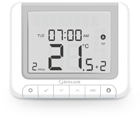 Salus RT520TX Wireless RF Programmable Room Thermostat Boiler Plus Compliant - Replacement Thermostat for RT520RF ONLY, NO Receiver included