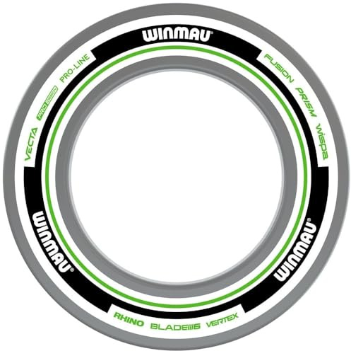 WINMAU Darttavla skyddsring – Advance vit och grön dart surround