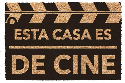HERSIG - Felpudo Coco | Felpudo Original Rectangular De Cine - 60x40 cm
