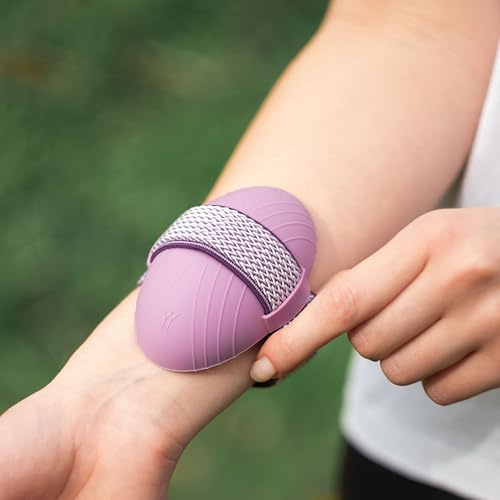 New YUYU Ice Pulse: Instant Cooling Relief for Menopause, Hot Flushes, Night Sweats and Overheating | Wearable Strap | Reusable, Stylish, Natural Cooling (Purple)