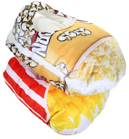 HAWILLOSCH 1 Juego De 2 Piezas De Sombrero De Transformación De Mascotas Sombreros De Palomitas De Maíz De Felpa Sombreros De Animales De Peluche Sombrero De Novedad De Felpa Golosinas para