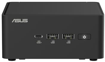 ASUS NUC 15 Pro | Core 5 210H | RAM: 32GB | SSD: 500GB | Mini PC | Schwarz | Windows 11 Pro | Office 2024 Pro | Sicherungsstick