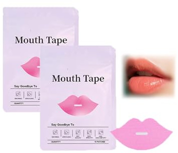 Mouth Tape for Sleeping, Lip Lleeping Mask, Collagen Beauty Tape for Women, Pink Patches, Lippenbefeuchtung, Aufhellung der Lippenfältchen, starke feuchtigkeitsspendende Reparatur (Repair)