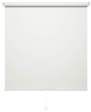 JalousieCrew Mittelzugrollo Schnapprollo Springrollo Weiss - Breite 62 bis 222cm - Länge 130 und 230cm - Blickschutz (182 x 130 cm)