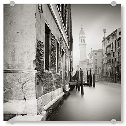 artboxONE Acrylglasbild 20x20 cm Städte Campanile di San Giorgio dei Greci Venedig - Bild Venedig Adria Alt