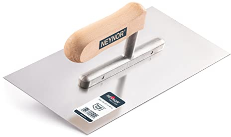 NEYNOR® Frattone 270 x 130 mm - Frattone in Acciaio Inox - Frattone in Acciaio Inossidabile - Frattone per Colla - Cazzuola in Acciaio Inox - Made in EU