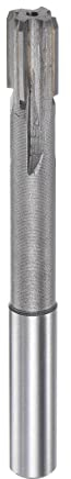 sourcing map Spannen Reibahle 11.5mm H7 Hartmetall Spitze Gerade Flöten Rund Schaft Drehmaschine Fräser