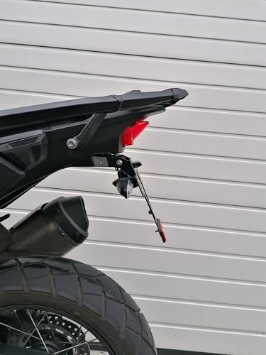kurzer Kennzeichenhalter für Honda CRF 1100 L Africa Twin ab 2020-2023 Heckumbau EVO Set Kennzeichenträger Africatwin kurzes Heck Tailtidy crf1100 portatarga