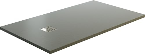 Aquabad Duschwanne/Duschtasse ARDESIA 140x90cm Grau Rechteck