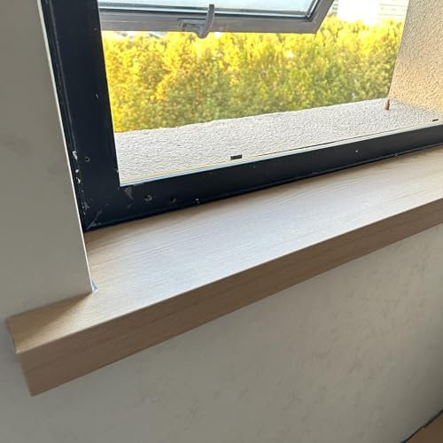Fensterbank Wasserdichte Fensterbankabdeckung Für Fenster, Fensterbrett/Fensterbankabdeckung Für Den Innenbereich Badezimmer Schlafzimmer Veranda Erker Ledge Capping Replacement ( Color : W 9IN/22.86C