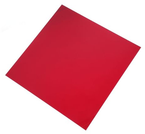 NAMOARLY Acrylique Transparente Rouge Pour Loisirs Créatifs Et Projets Artisanat Découpage Facile