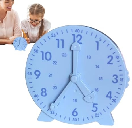 Practice Clocks for Kids - Child-Friendly Sturdy Student Clock Teaching Clocks,Demonstration Clock Lightweight Practice Clocks for Birthday New Year Christmas Easter